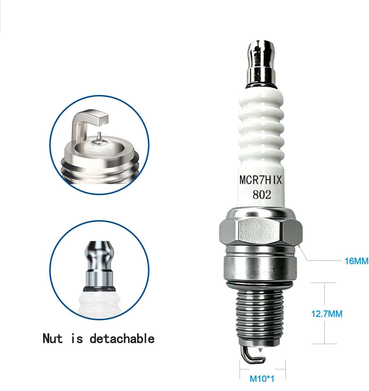1-4 pièces, bougie d'allumage  - Motorcycle Spark Plug avis et prix